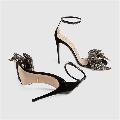 gucci sandalo fiocco|Designer High Heel Sandals .